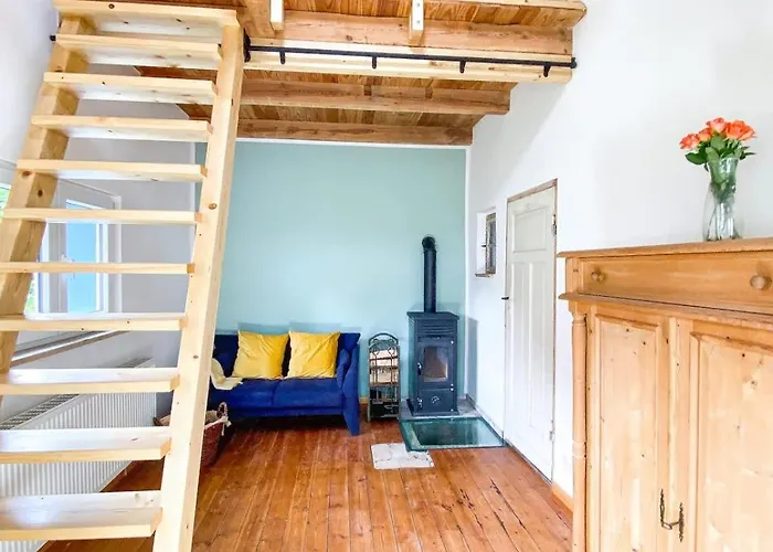 Tiny House Im Gruenen Fuer 4 Mit Kamin Ran بيت للعطل *