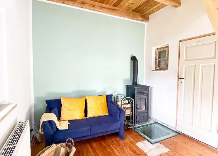 بيت للعطل Tiny House Im Gruenen Fuer 4 Mit Kamin Ran رانجسدورف